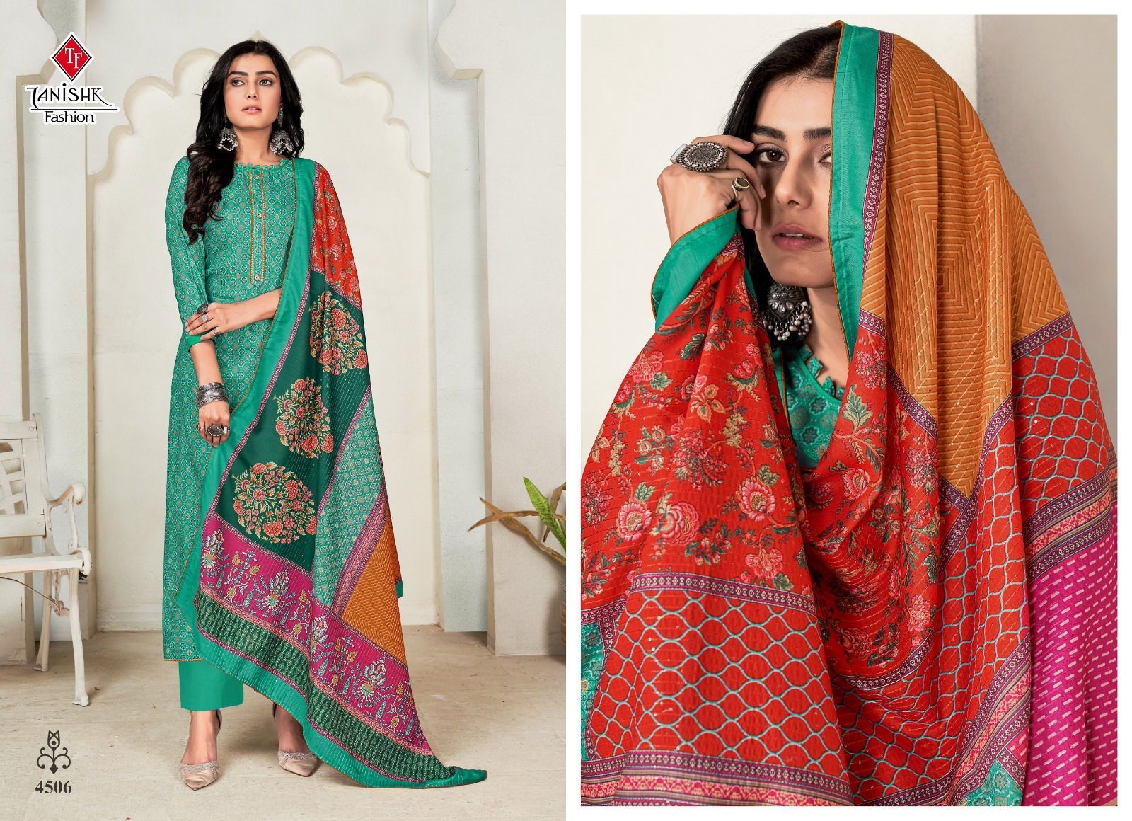 orum tanishq fashion muslin wholesale designer dress material catalog